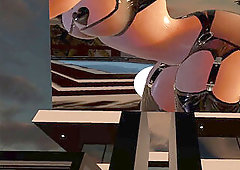 Doggie-style, huge tits