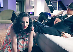 ”Big dick hubby banged his hot submissive housewife &  big booty STEPMOM maid”