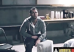 ACCIDENTAL GROUP-SEX - Sex Addicted Angels Can't Resist Screwing A Newcomer All Jointly