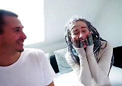 1ST Double Vaginal Penetration 3some with Tattooed Hotties - A POV Casting Experience - FMM