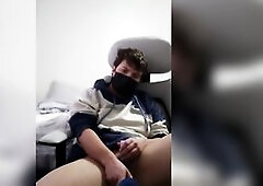 Trans masc masturbating in gaming chair - Full - Shaking climax