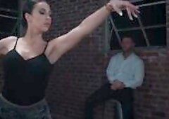 Aspiring dancer, Melissa Stratton gracefully practices her ballet moves with such passion that she ignites a flame in the admirer, Seth Gamble!