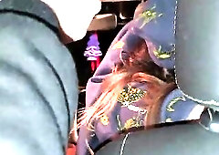 Messy whores sucking ramrod in the Uber in advance of party! Knock Knock Stream