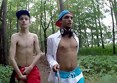 Delectable Twinks Share Excitement
