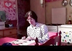 Granny takes hard schlongs in her booty