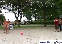 Cowboys make fun of naked gays