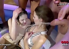 German group sex with crevasse destroyers Jekos, Fash, and Viktoria Goo getting down and dirty