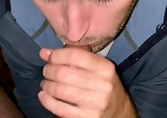 He comes by for more head, wants to observe his scrotum this time POINT OF VIEW