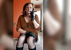 Little teasing during the time that smokin' a cigar