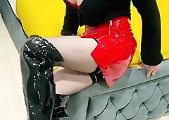 Flashing of my gams and orbs in the motel as i am bored and insane x - UKsexylegsTV