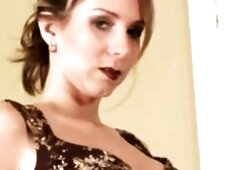 Golden-haired cougar magic works jock