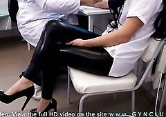 Medical fetish gyno clip