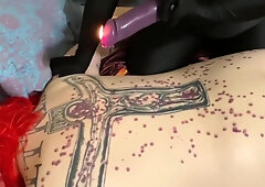 Transgirl Krissy Tries Wax Play For The First Time Part 1 (part 2 For Sale Check It Out)