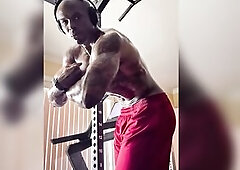 BRAWNY HANDS POUND WITH FIERCE EXCITEMENT