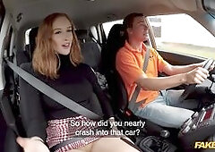 British Redhead gets her NYLONS ripped open for a fuck in public