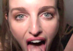 Charlie Forde is sucking cock in POV