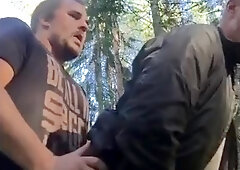 Horny bare fuck outside 2