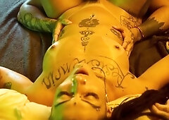 First time with Caroleta Roots, harsh ass-fuck poke -