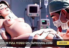 Immoral doctor takes advantage of a preggy woman in the surgery room by worshipping her feet. This guy licks and sucks 'em with great craving as 