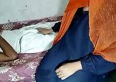 Hot Muslim maid sucking a big Black Dick