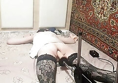 Sasha Earth sissy homemade amateur anal-act of love Machine