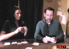 Reagan Foxx fucks lesbian and boyfriend