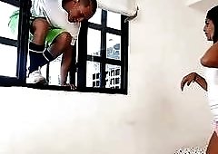 Dazzling tranny gets fucked out of her dirty little mind