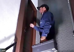 AgedLovE Breasty Older got 2 Cocks to Suck Dry