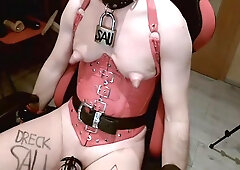 Extreme Nipple Cow Pig Boy Jerk And Cum