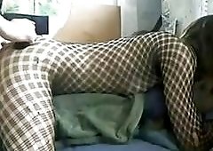 Wild anal action form two shemale crossdressers on the webcam