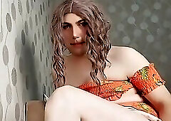 Webcam Slut Femboy Makes Her Fan Cumming Finally