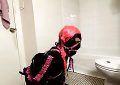 so sorry about the poor framing of the second half.. had some camera issues.. Some self slavery enjoyment whilst headmistress sleeps in.