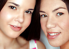 Baby Jewel & Tiffany Doll playing with a hitachi