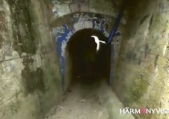 Russian babe Kira Queen never passes up a chance to get fucked outdoors