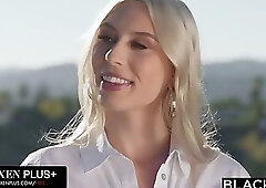 BLACKED Busy Blonde Boss Lady Kay Lovely Gets Worked Out By BBC