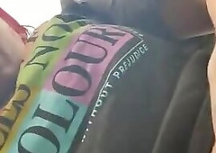 Hot tgitl fucking with black guy