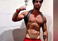 Horny Muscle Boy Gives His Best Finisher Post Workout In The Toilets