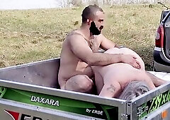 GRANNY SWALLOWS GOO AFTER BEING SCREWED IN THE BUTT CAM2 2of2