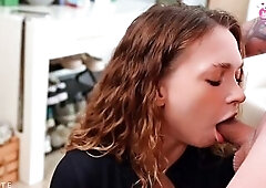 Delivery Cutie Drops the Package… Pays with Her Booty!