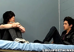 Tyler Bolt and Jason Alcok share a hot load of jizz in their mouths