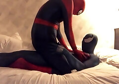 zentai spiderman play