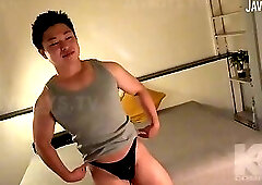 Chubby Handsome Japanese straight gets fuck