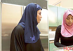 Muslim babe fucks her white stepdaddy-Ella knox