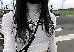 HA50Shamefully Exposing Anal Vibrator and Being Hit By a Passerby!