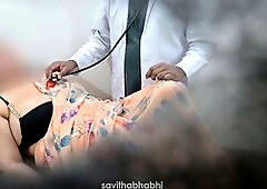 Nympho patient Savithabhabhi gets put through the ringer by her doctor