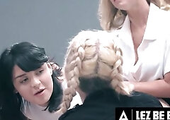 LEZ BE BAD - mother I'd like to fuck Katie Morgan Uses Thong-Ons To Coarse Discipline Bad Student Lola Fae & Her BFF!