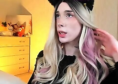 Solo webcam tranny masturbation