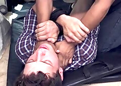 HelplessBoys.com - Young Garter Michaels bound hiking