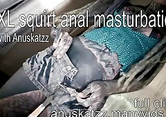 XXL SQUIRT slim tattoo dread beauty teen anal butt to throat vagina climax