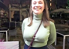 After a night out with my allies I was awaiting to have a cigarette and go home. Wanting to borrow a lighter I ended up chatting to a sexy British mot